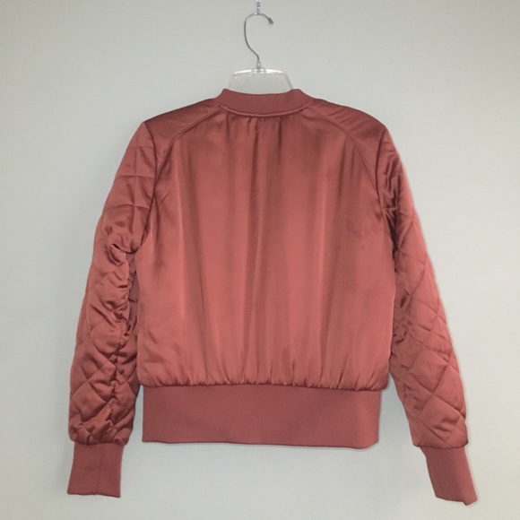 H&M Silky Rose Bomber Jacket - Picture 2 of 3